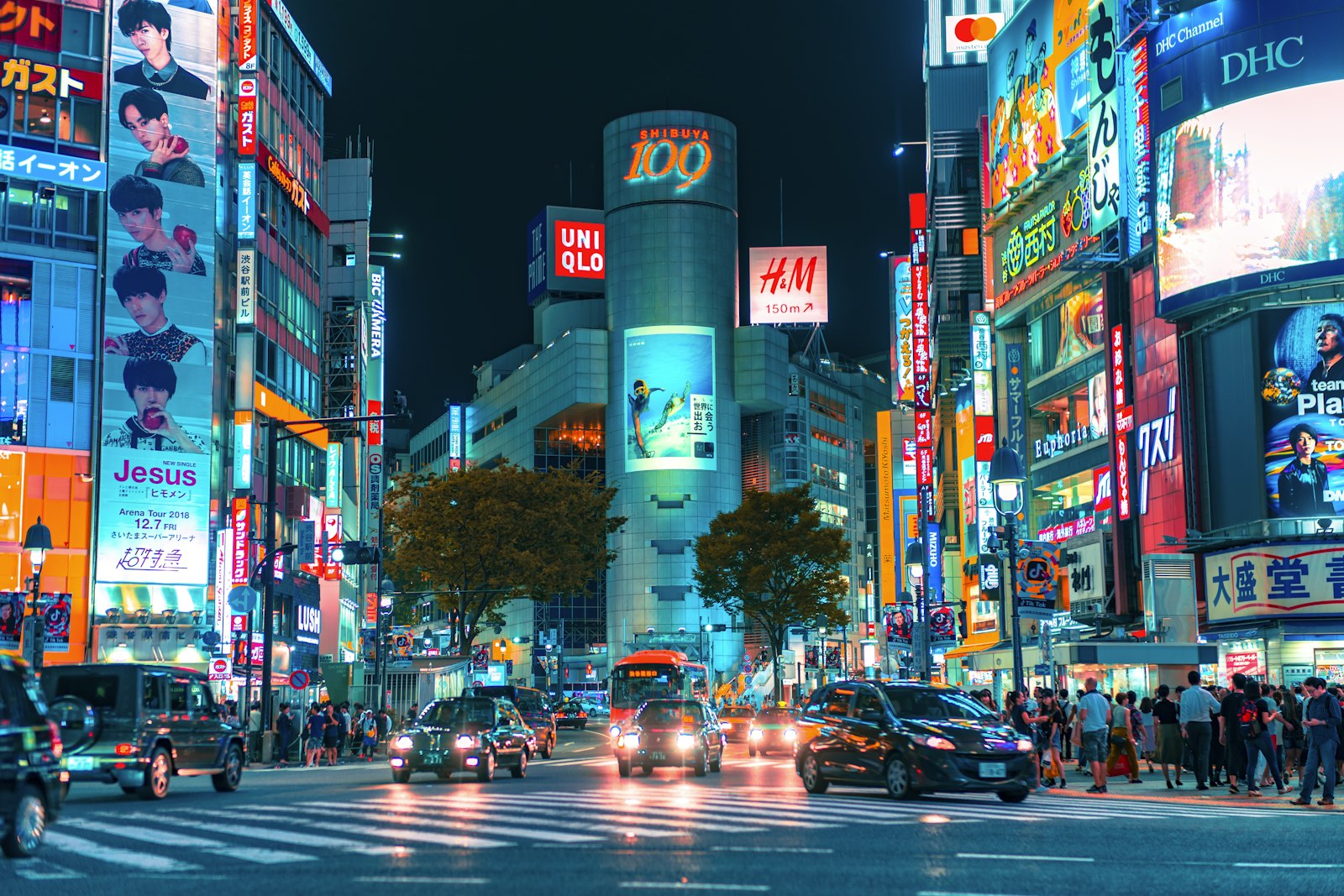 Tokyo streets in the evening